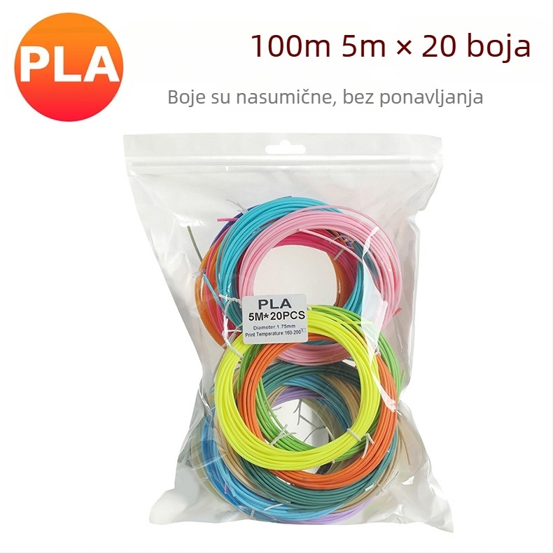 Leji potrošni materijal za 3D pisaću olovku — PLA/PCL materijali za visoke i niske temperature; kompatibilan s Leji 3D olovkom; pakiranje 150 g / 300 g / 450 g
