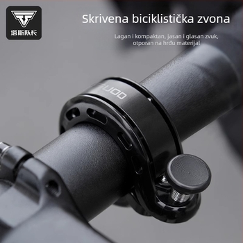 Zvonac i rog za sklopive bicikle — aluminij, model Ld1218, Tosuod