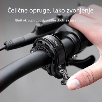 Zvonac i rog za sklopive bicikle — aluminij, model Ld1218, Tosuod