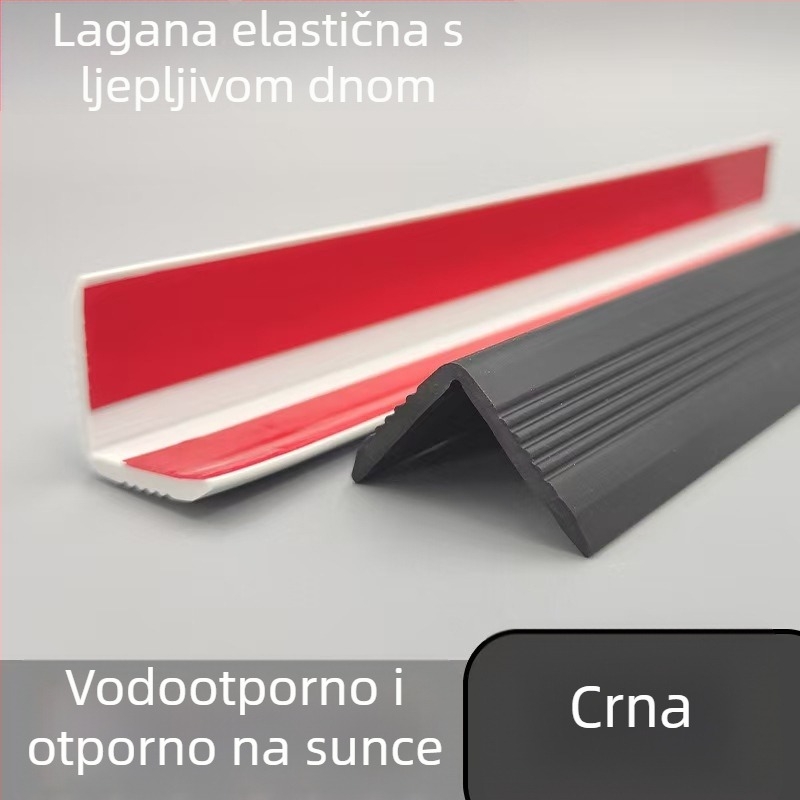 Zaštitne trake za kutove vrtića – zaštita od sudara, zaštita stupova, debeli rubni trakovi; duljina 5000 mm