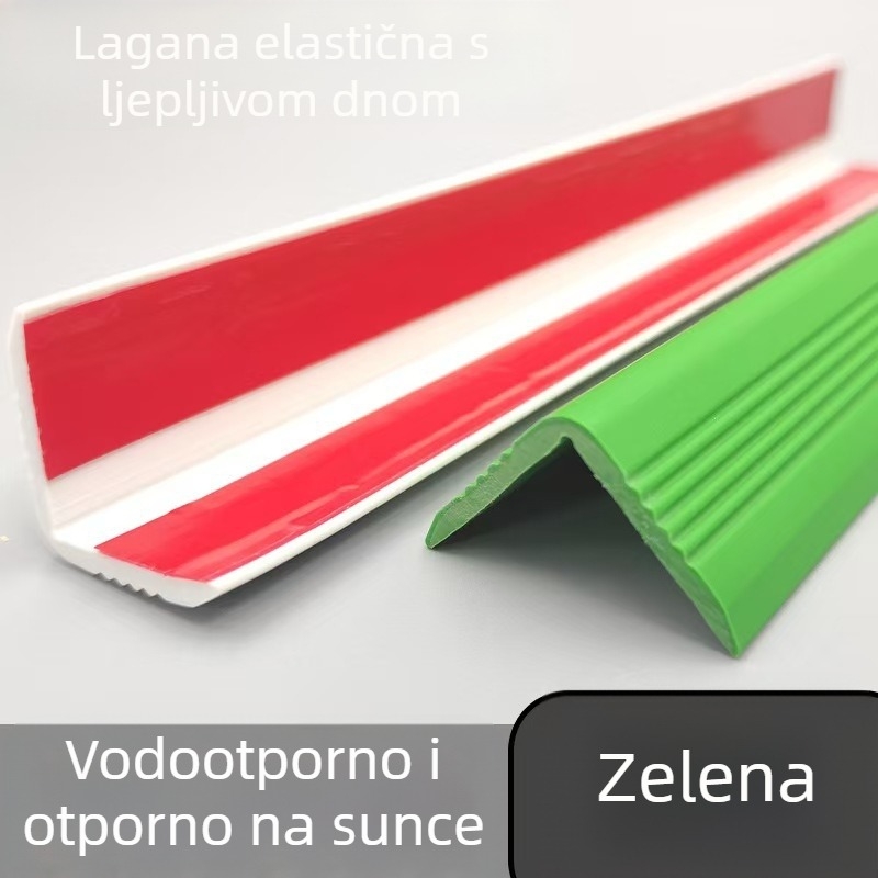 Zaštitne trake za kutove vrtića – zaštita od sudara, zaštita stupova, debeli rubni trakovi; duljina 5000 mm