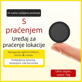 Pametan tragalo protiv gubitka za bicikle i kućne ljubimce, model F3, ABS, Bluetooth, baterija 220 mAh