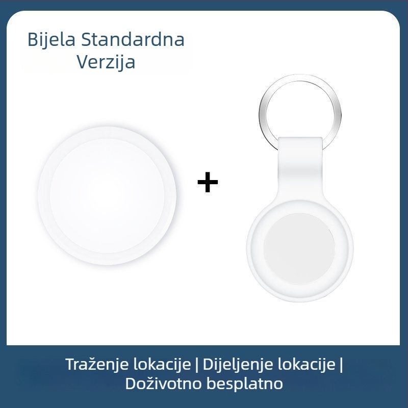 Pametan tragalo protiv gubitka za bicikle i kućne ljubimce, model F3, ABS, Bluetooth, baterija 220 mAh