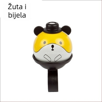 N+1 sklopivi zvončić za planinski bicikl – Panda dizajn, aluminij + plastika