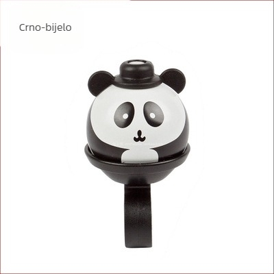 N+1 sklopivi zvončić za planinski bicikl – Panda dizajn, aluminij + plastika