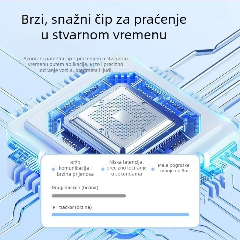 DW-B Bluetooth tracker za Apple iOS, ABS kućište, baterija 110 mAh, težina ~13 g, izlazak na tržište 2025