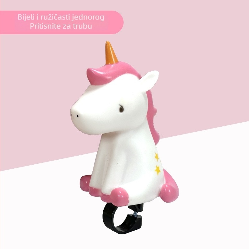 Zvončić za bicikl – super glasan zvuk, crtić zvon za djecu, univerzalno za brdske bicikle, dekorativni dodatak (Materijal: Plastika; Uvoz: Ne; Obrada: Ne)