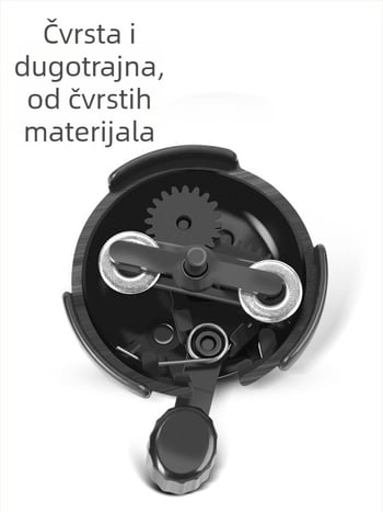 Zvonjak za bicikl — univerzalni, vrlo glasni zvuk, za djecu, MTB i cestovne bicikle; tijelo od željeza; prilagođena obrada