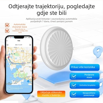 GPS tracker za praćenje s točnim pozicioniranjem, Bluetooth pozicioniranjem, vodootporan, zamjenjiva baterija, navigacija po karti