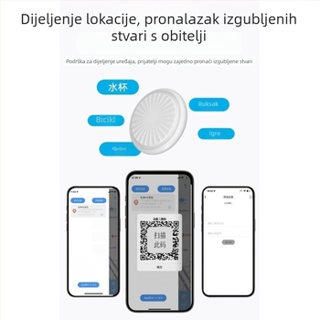 GPS tracker za praćenje s točnim pozicioniranjem, Bluetooth pozicioniranjem, vodootporan, zamjenjiva baterija, navigacija po karti