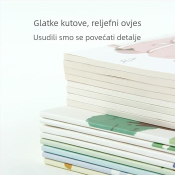 Skic-blok za crtanje, 28 stranica, papir 100 g/m², ljepilo povez, sirovina drvene pulpe, sladak japansko-korejski stil
