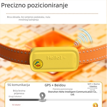 GPS lokator za kućne ljubimce – ogrlica za praćenje pasa i mačaka, protiv gubitka, daljinsko pozivanje