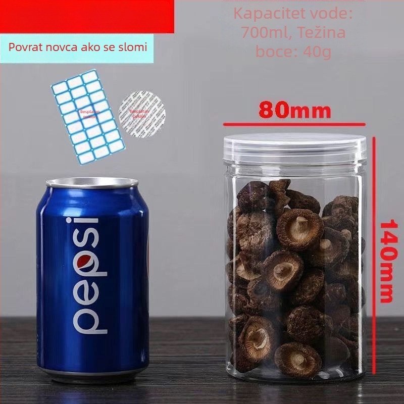 Plastična posuda za hranu, hermetički zatvorena, cilindričnog oblika, ispod 300 ml, višekratno upotrebljiva