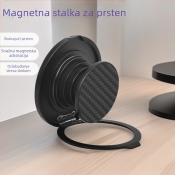 3Dknight Proširivi magnetski držač za telefon, aluminijska legura, 360° rotacija, MagSafe priključak, univerzalni dizajn
