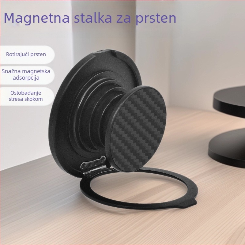3Dknight Proširivi magnetski držač za telefon, aluminijska legura, 360° rotacija, MagSafe priključak, univerzalni dizajn