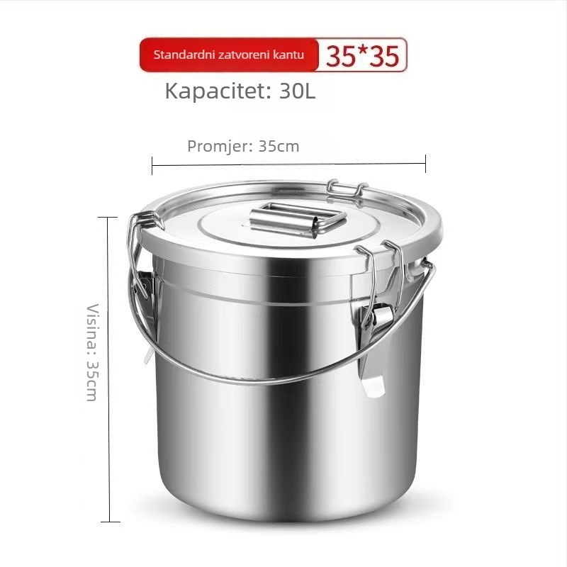 Ljet za hranu od nehrđajućeg čelika 304 sa poklopcem, korejskog stila, kapacitet ispod 300 ml, kutija za čuvanje namirnica