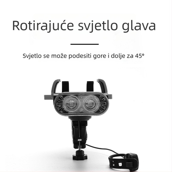 Držač prednje svjetiljke za bicikl 4-u-1 s držačem za telefon za planinski bicikl – Marka: WOTI; Prilagodba: Ne; Uvoz: Ne