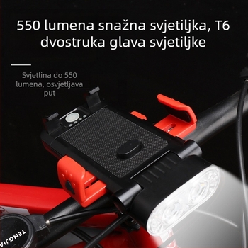 Držač prednje svjetiljke za bicikl 4-u-1 s držačem za telefon za planinski bicikl – Marka: WOTI; Prilagodba: Ne; Uvoz: Ne