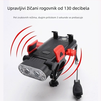 Držač prednje svjetiljke za bicikl 4-u-1 s držačem za telefon za planinski bicikl – Marka: WOTI; Prilagodba: Ne; Uvoz: Ne