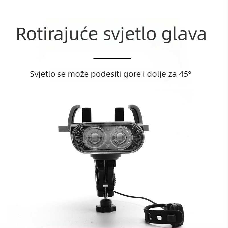 Držač prednje svjetiljke za bicikl 4-u-1 s držačem za telefon za planinski bicikl – Marka: WOTI; Prilagodba: Ne; Uvoz: Ne