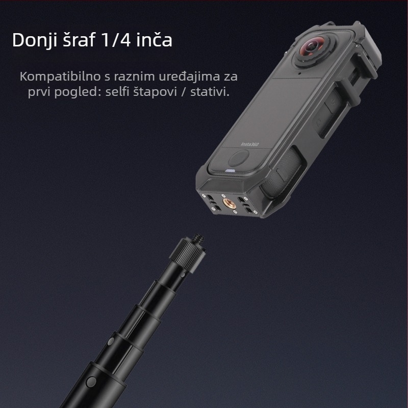 Zaštitni okvir za panoramsku kameru za akciju 360X4 Air – brzo izdvajanje, otporno na padove (Marka: Neutral; Model: Action camera; Materijal: Other)