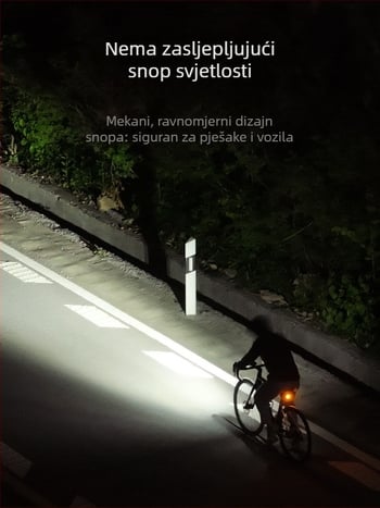 Prednje svjetlo za bicikl za cestovni i planinski bicikl | noćno osvjetljenje | Eslnf/islano