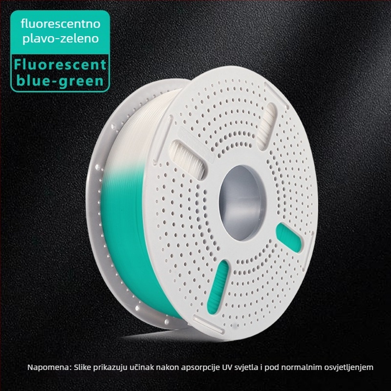 PLA filament koji svijetli u mraku za 3D ispis, ovalni presjek