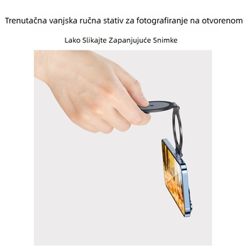 Držač za telefon s prstenom – univerzalni stil, materijal od legure, podrška prilagodbi