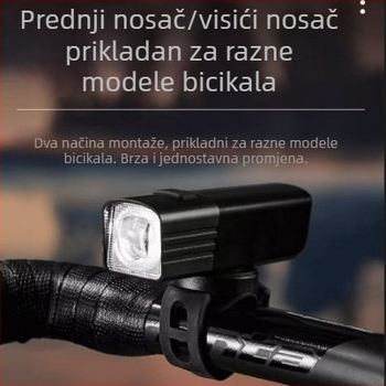 600 lumena prednje svjetlo za bicikl za cestovne i planinske bicikle, noćna vožnja, visokim i niskim snopom, protiv odsjaja