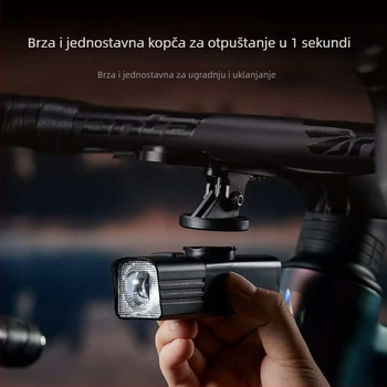 600 lumena prednje svjetlo za bicikl za cestovne i planinske bicikle, noćna vožnja, visokim i niskim snopom, protiv odsjaja