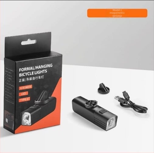 600 lumena prednje svjetlo za bicikl za cestovne i planinske bicikle, noćna vožnja, visokim i niskim snopom, protiv odsjaja