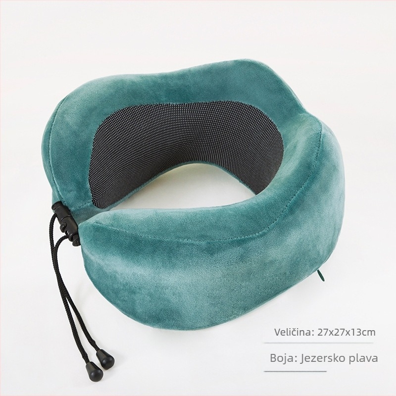 COSY.ST U‑oblikovani putni jastuk od memorijske pjene za letove i putovanja, lagan do 1 kg, moderni minimalisticki stil