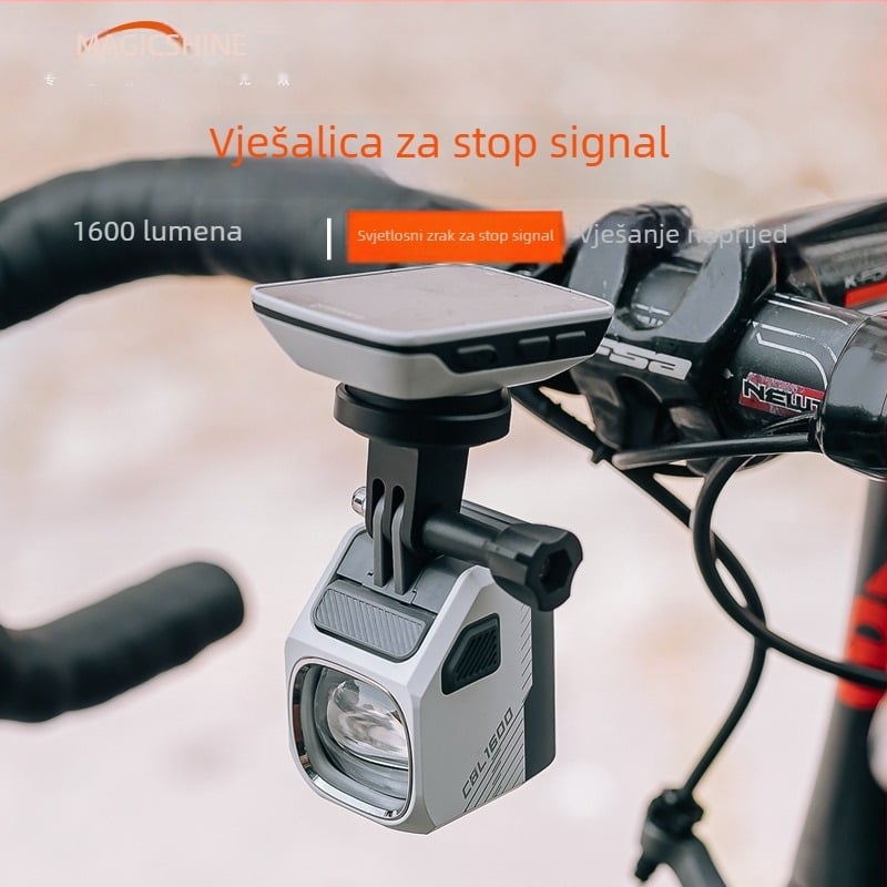 Maixuan Prednje svjetlo za bicikl CBL1600 Anti-refleksno za cestovne i MTB vožnje noću