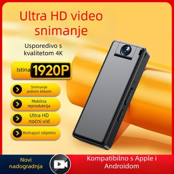 HD nosiva kamera: snimanje 1080p, 3D zvuk, elektronička stabilizacija, USB 3.0, microSD pohrana
