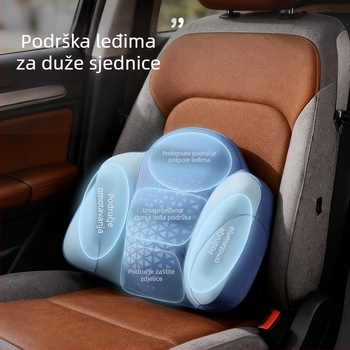 Strange Circle napuhujući jastuk za vrat za putovanja - U obliku, PVC tkanina, punjenje zrakom, moderni minimalistički stil
