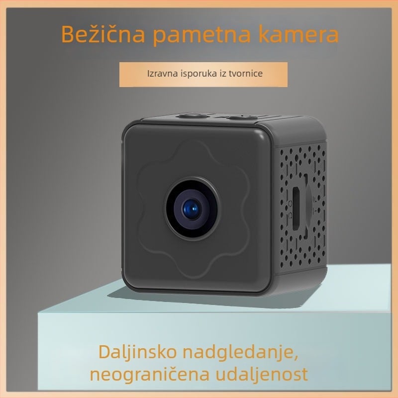 Pametna Wi‑Fi kamera 1080p, noćni prikaz, detekcija pokreta uz obavijesti, upravljanje putem mobilne aplikacije, unutarnja uporaba