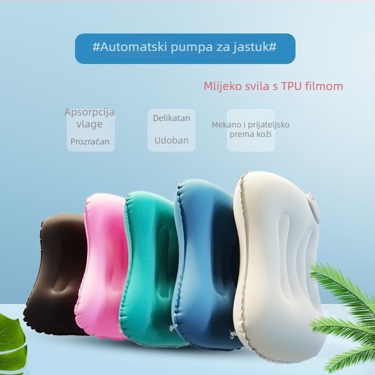 Nafukljivi U-oblik jastuk s plinom, TPU laminirana tkanina, težina ispod 0,5 kg, za odrasle