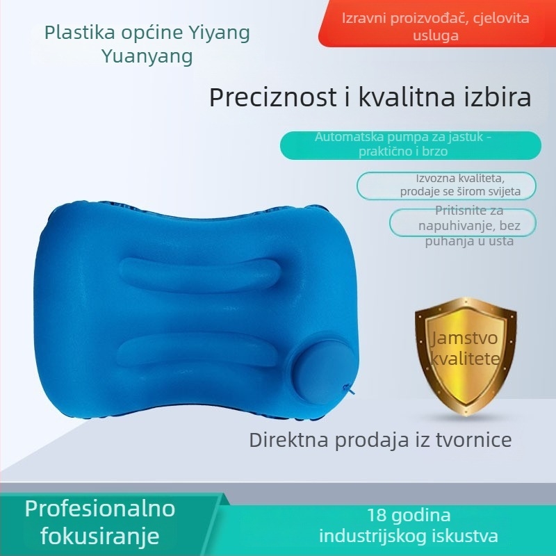 Nafukljivi U-oblik jastuk s plinom, TPU laminirana tkanina, težina ispod 0,5 kg, za odrasle