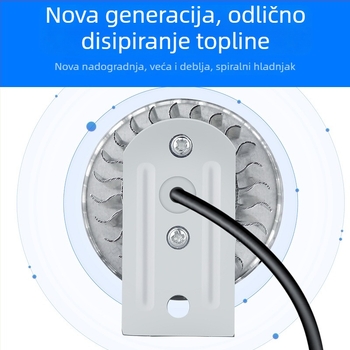 Svjetlo za bicikl s USB priključkom za napajanje i LED spot svjetlom, visoka svjetlina, kamping svjetlo