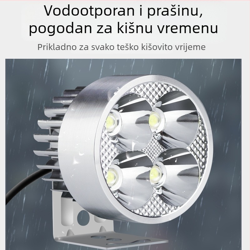 Svjetlo za bicikl s USB priključkom za napajanje i LED spot svjetlom, visoka svjetlina, kamping svjetlo