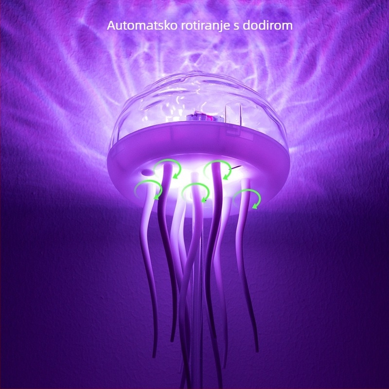 Lampa meduza za stolni prostor s vodnim valovima, glasovno upravljanje, model A9l, ABS