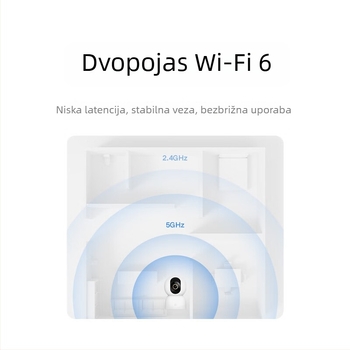 Pametna kamera MJSXJ27CM, upravljanje putem mobilne aplikacije, kompatibilna s Androidom, za unutarnju upotrebu