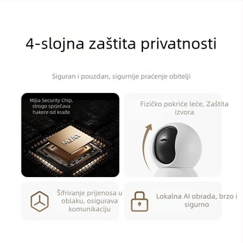 Pametna kamera MJSXJ27CM, upravljanje putem mobilne aplikacije, kompatibilna s Androidom, za unutarnju upotrebu