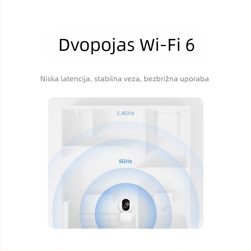 Pametna kamera MJSXJ27CM, upravljanje putem mobilne aplikacije, kompatibilna s Androidom, za unutarnju upotrebu