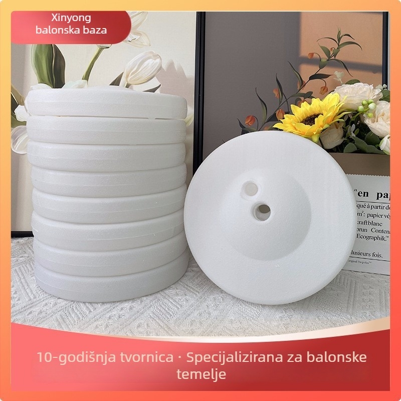 Stalak za balone za luk vrata — okrugli, aluminijska folija, baloni za igru, bez logotipa, pogodan za rođendan i vjenčanje