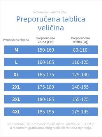 Slobodne radne hlače, srednji struk, kopčanje šnrom, poliester brzo sušeći materijal, ravni kroj