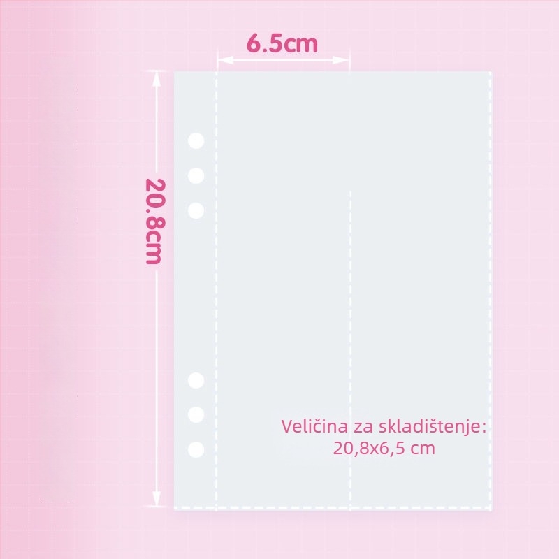 Album za pohranu s listićima za naljepnice i izrezane kartice, više stilova; unutarnji materijali stranica: plastika, PVC, papir, PP; osnovno pakiranje