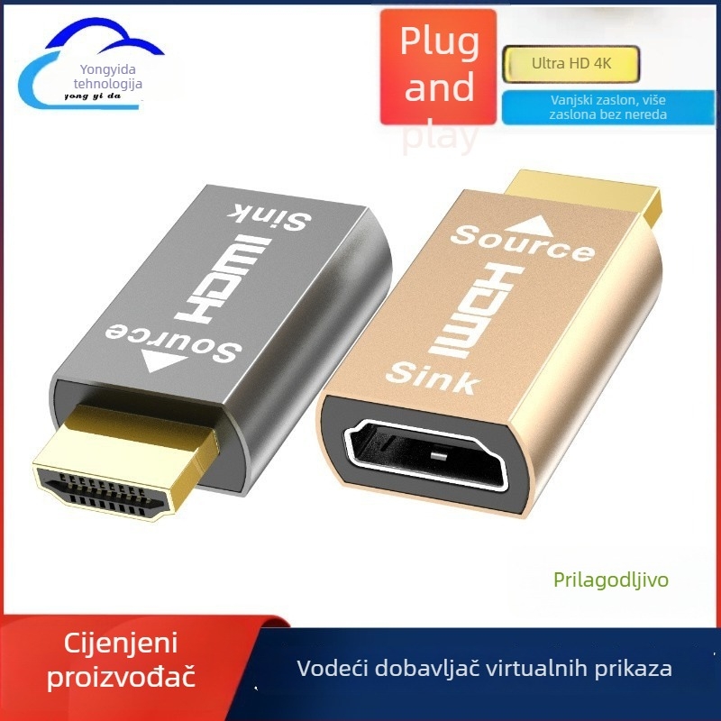 Yongyida YYD-70 4K HDMI/DP Display Adapter s EDID, Windows 7 podrška
