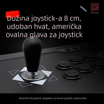 Glava za arcade džojstik s kapkovitim vrhom — plastika, Esports stil, OEM prilagodba