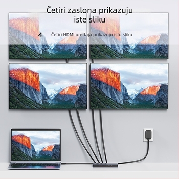 Mindpure HDMI splitter 1×2, 4K 3840×2160, produljenje video signala
